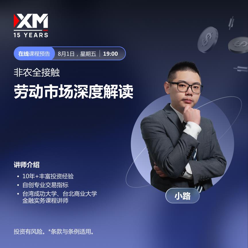 【XM外汇决策分析】：中文在线直播讲座 今日预告(图1)